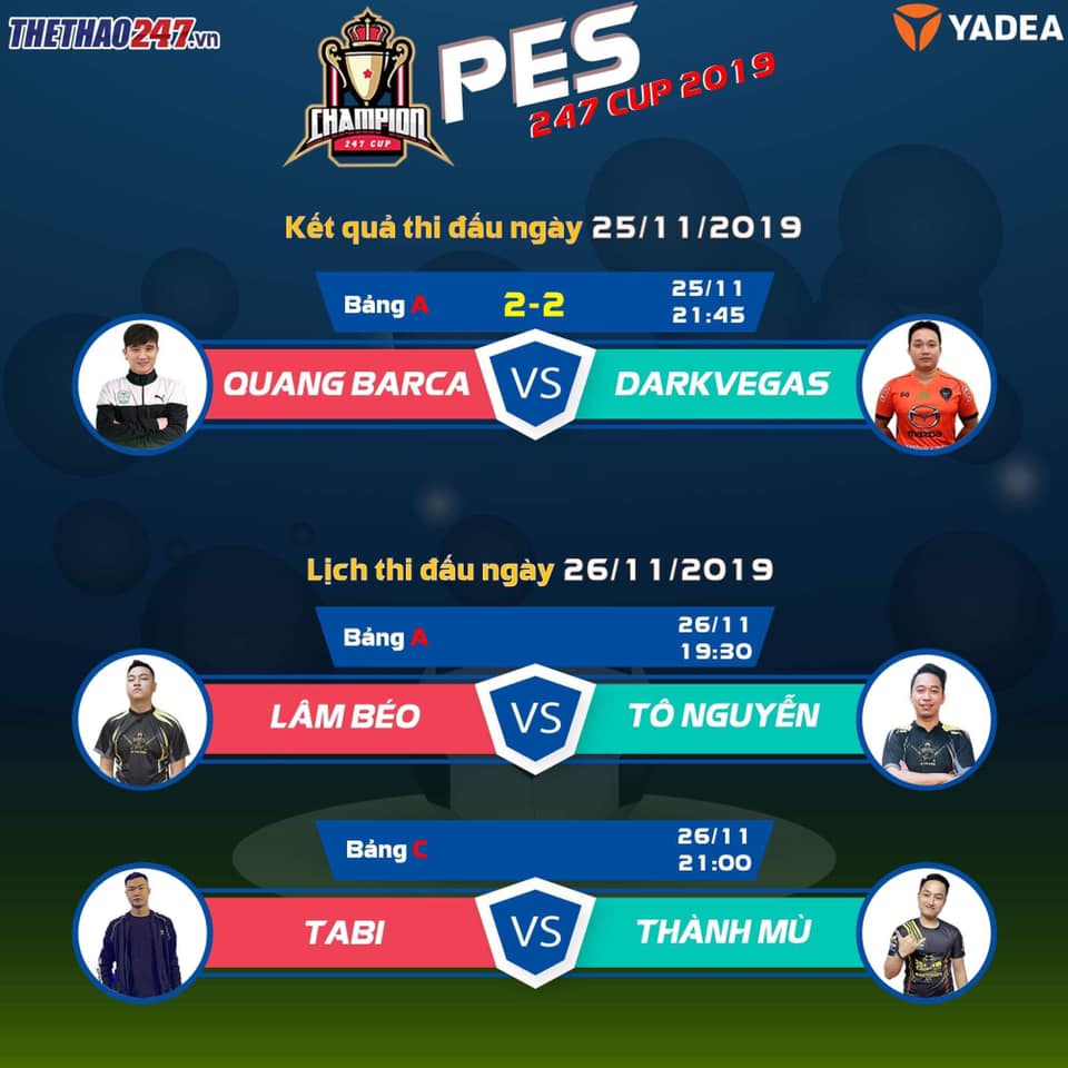 Tabi vs thành mù, PES 247 Cup, Lâm Béo vs Tô Nguyễn, PES 2020