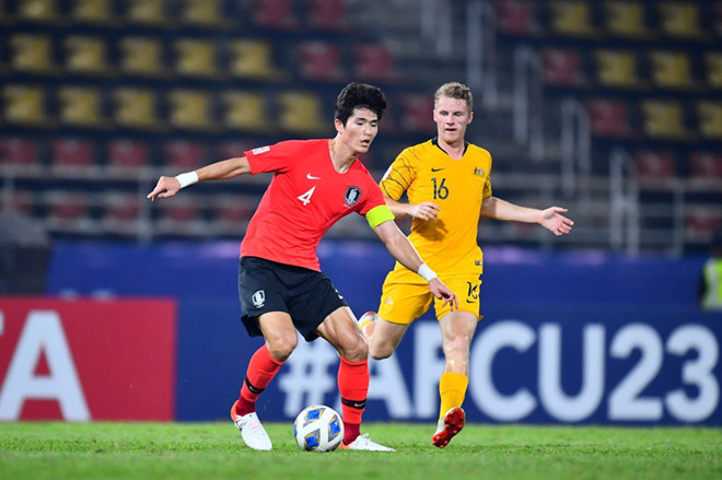 U23 Hàn Quốc đánh bại U23 Australia để lọt vào chung kết U23 châu Á 2020 U23 Han Quoc 2-0 U23 Australia