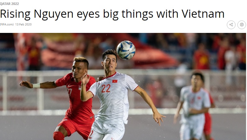 FIFA dành nhiều lời khen cho tài năng của Tiến Linh FIFA an tuong voi Tien Linh