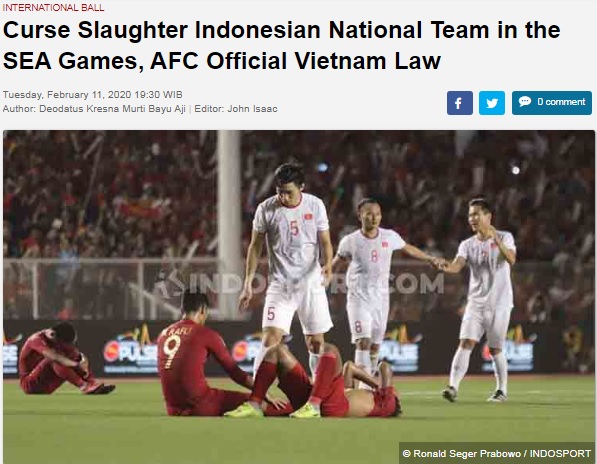 Báo Indonesia hả hê với án phạt của AFC dành cho HLV Park Hang Seo Bao indo mia mai viet nam