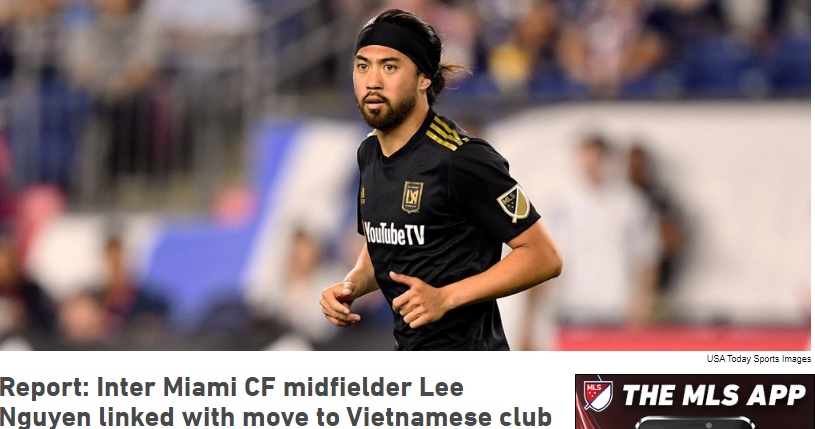 Trang chủ giải MLS đưa tin Lee Nguyễn trở về Việt Nam thi đấu CDV Mỹ tiec nuoi vi Lee Nguyen