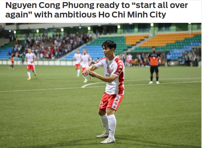 Công Phượng tự tin trở lại phong độ đỉnh cao ở TP.HCM Cong Phuong tu tin lay lai phong do