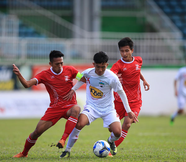 U19 HAGL chia điểm với Bình Định U19 HAGL, U19 PVF, U19 Hà Nội, VCK U19 Quốc gia