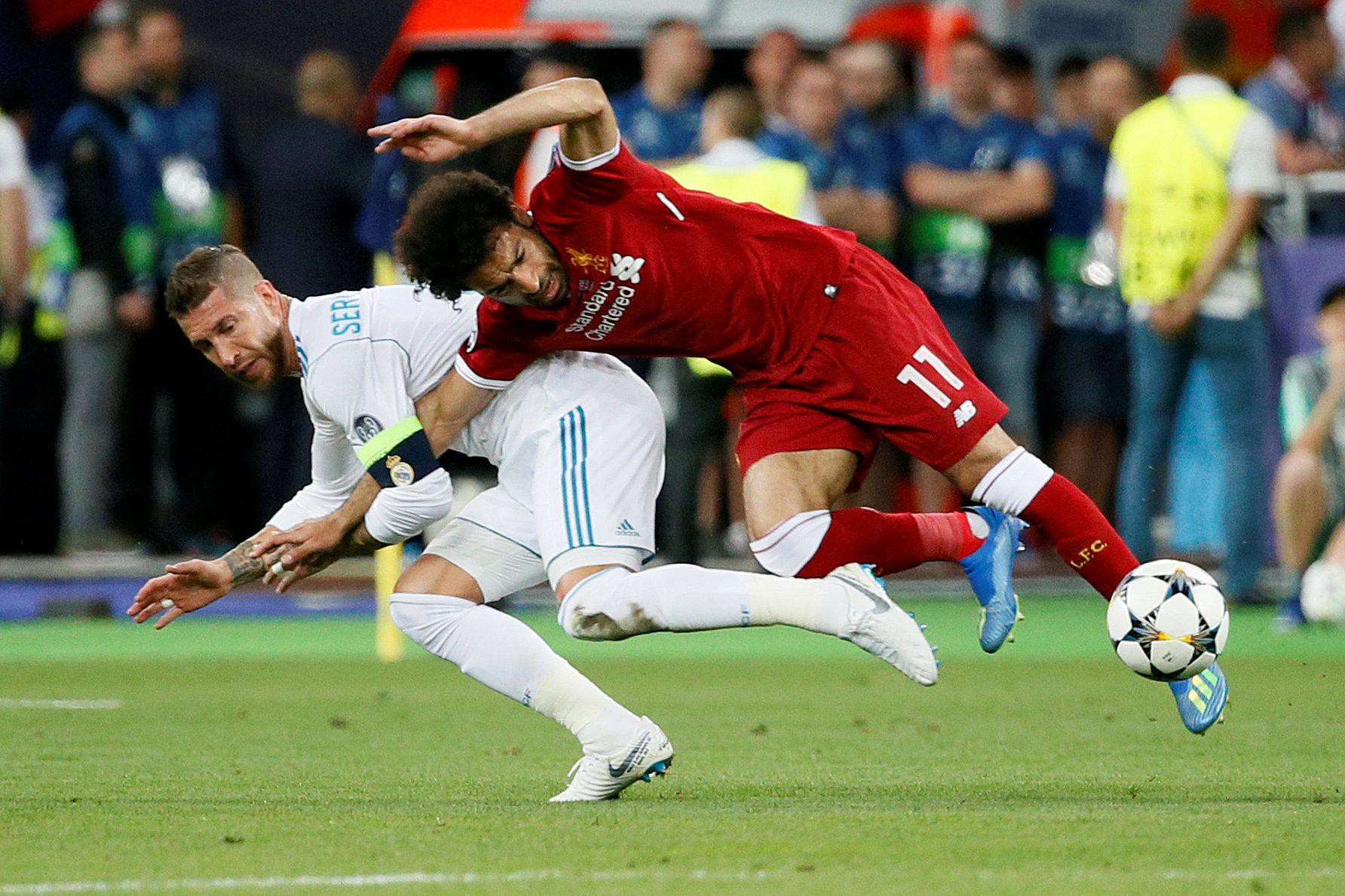 Đòn thù của Ramos với Salah bị cấm trong môn Judo Tin bóng đá quốc tế, Ramos, C1, chung kết C1, chung kết Champions league, Salah