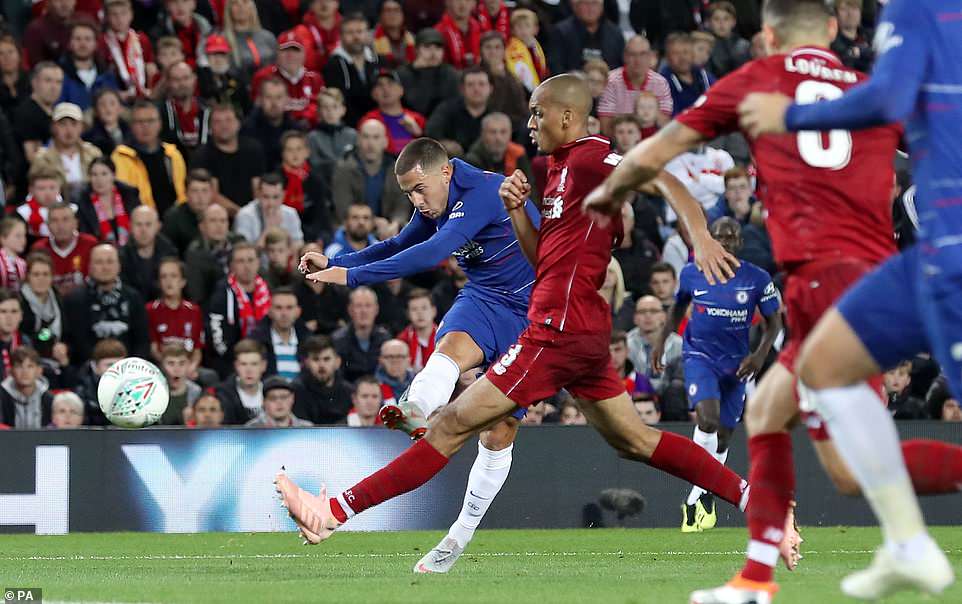 Hazard là ngôi sao của trận đấu này Kết quả Liverpool vs Chelsea, Liverpool vs Chelsea, tỷ số Liverpool vs Chelsea