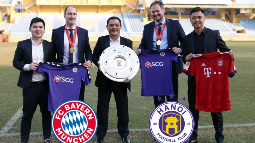 CLB Hà Nội và Bayern Munich hợp tác toàn diện Hà Nội, Bayern Munich